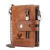 Italian Leather Wallet — Multi-Card RFID Protection