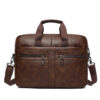 PU Leather Crossbody Bag — Retro Business Travel