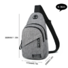 Canvas Oxford Crossbody Bag — Compact Travel Edition