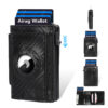 Men's Slim Wallet, RFID Metal Aluminum Shell Men's Automatic Card Ejection Wallet Card Holder