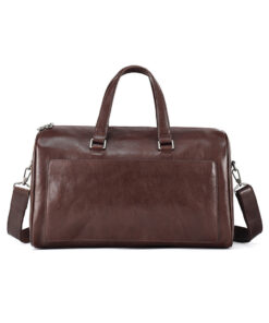 Genuine Leather Travel Bag — Retro Business Edition