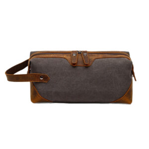 Alternative view of Canvas & Leather Toiletry Bag — Travel Essential