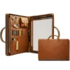Full-Grain Crazy Horse Leather Briefcase — Vintage