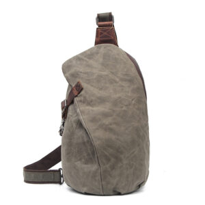 Alternative view of Waxed Canvas Crossbody Bag — Retro Chest Carry