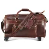 Crazy Horse Leather Crossbody Bag — Retro Business Essential